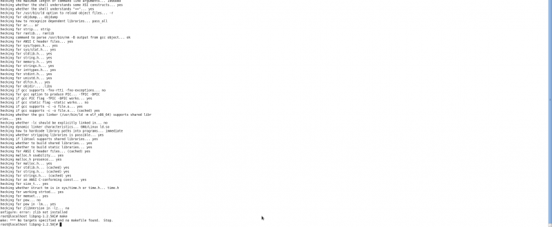 libpng�����makeʱ˵û�а�װzlib�������Ѿ���װ��