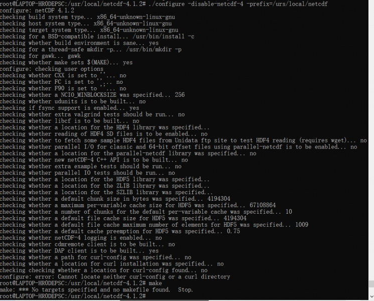 netcdf��make�󱨴�