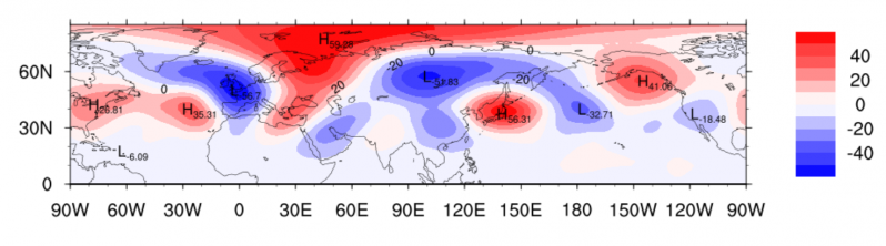 �ع��500hpa�߶ȳ��쳣