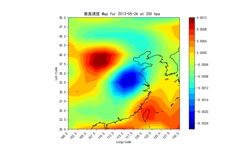 ��ֱ�ٶ� Map for 2013-05-26 at 200 hpa  .png