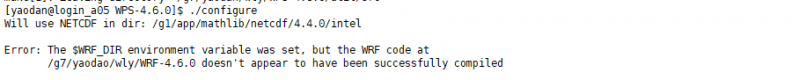 WPS������ʾWRFû�б���ɹ�