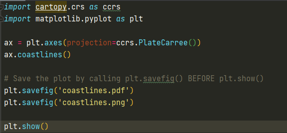 ����Ϊcartopy�ٷ�����ʾ��
