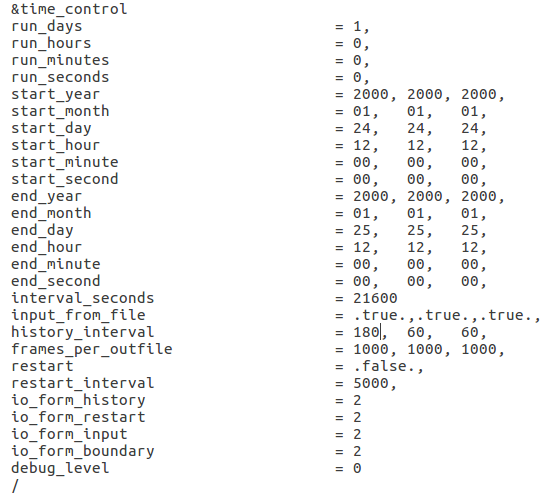 ������ҵ�namelist�ļ�